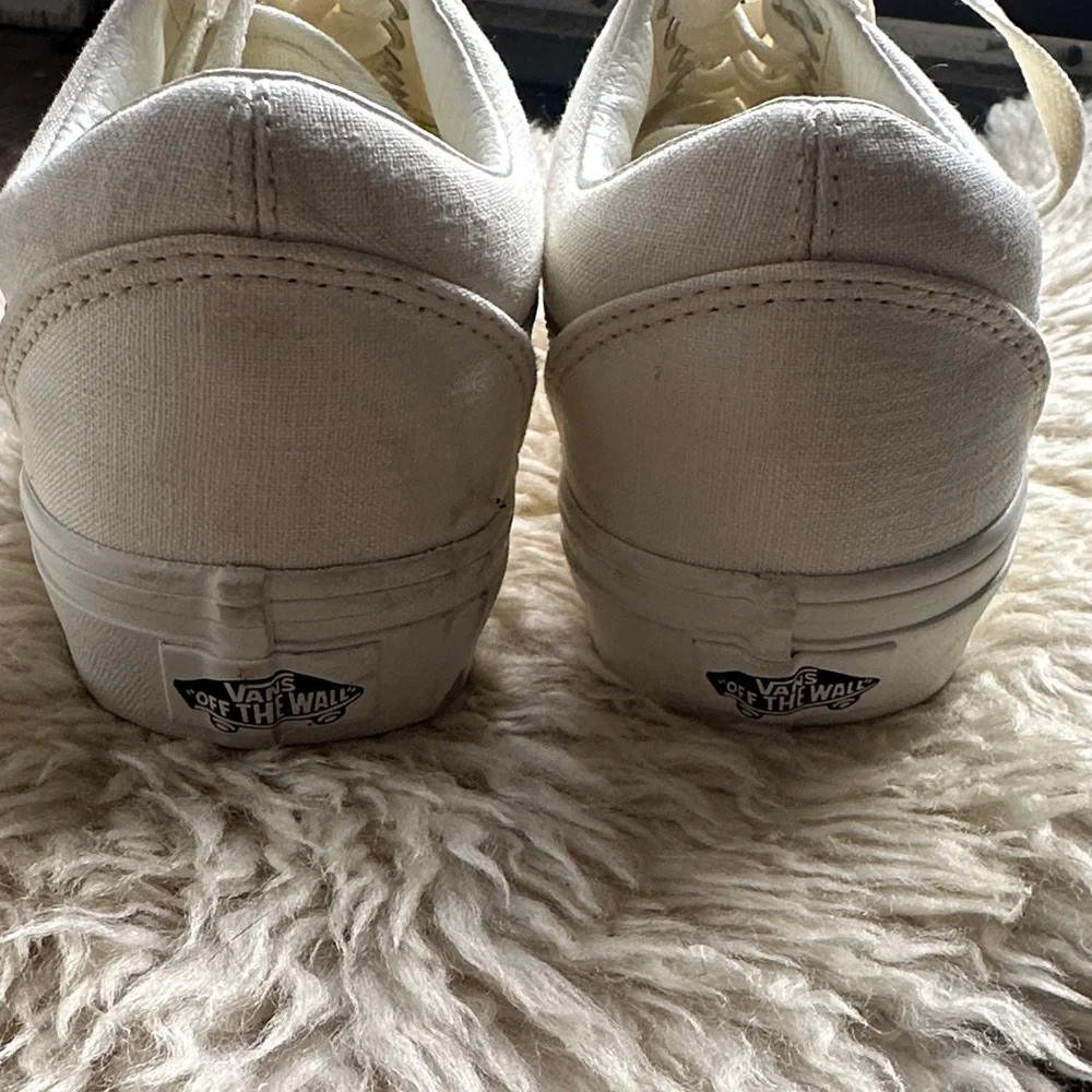 Vans Classic White Canvas Shoes
